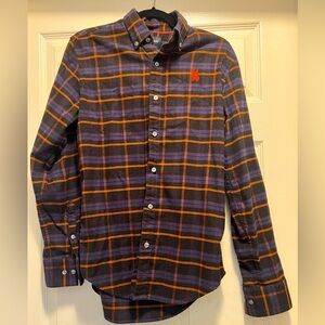Mens Psycho Bunny button up shirt